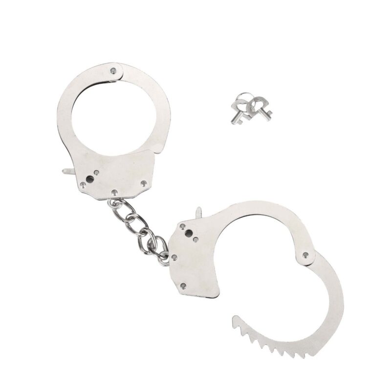 Me You Us Heavy Metal Handcuffs Zilver