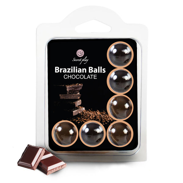SET 6 BRAZILIAANSE CHOCOLADEBALLEN