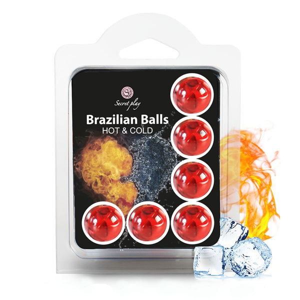 SET 6 BRAZILIAN BALLS HOT &amp; COLD