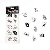 SET VAN 10 TIJDELIJKE TATTOOS - CANDY COLLECTIE