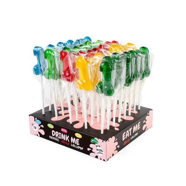 PENISLOLLIES MET ALCOHOLDISPLAY (40 STUKS)