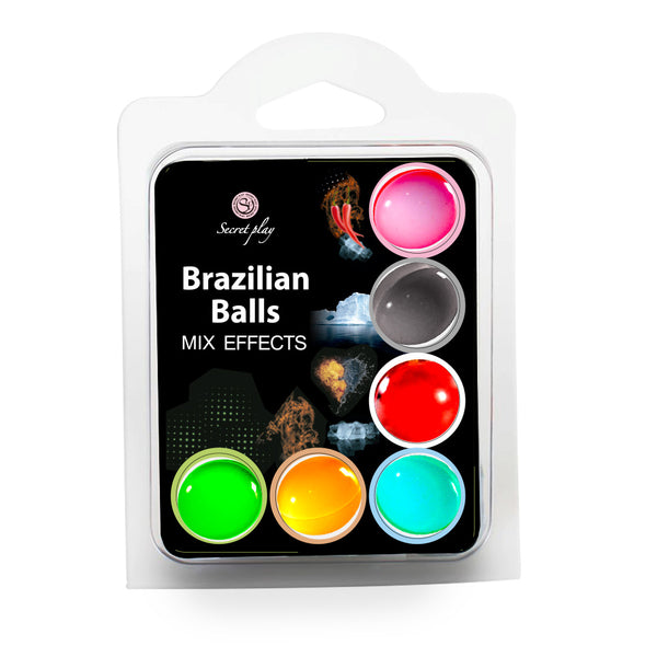 SET 6 BRAZILIAANSE BALLEN - MIX EFFECTEN