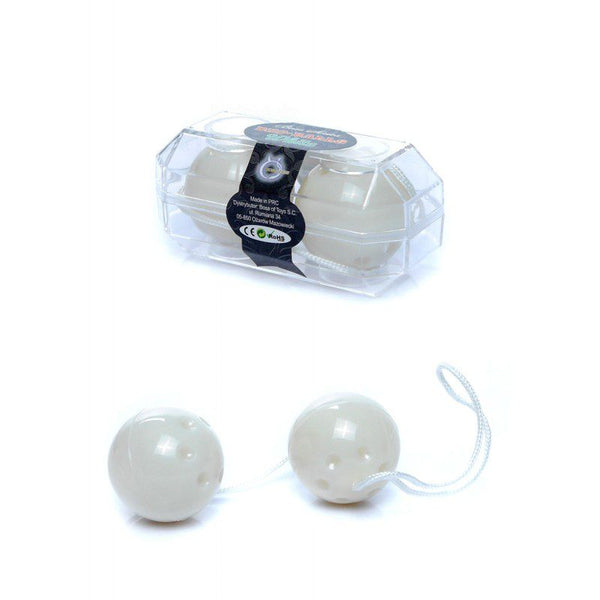 Vagina balletjes -Duo-Balls Wit