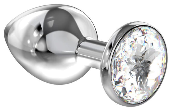 Diamond - Anale Buttplug - Transparant Sparkle Groot