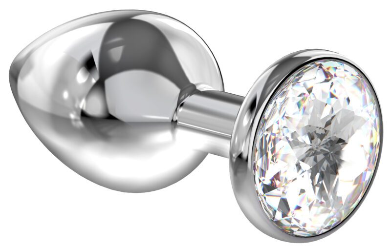 Diamond - Anale Buttplug - Transparant Sparkle - Groot