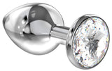 Diamond - Anale Buttplug - Transparant Sparkle - Groot