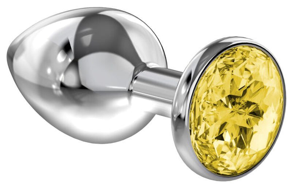 Diamond - Anale Buttplug - Geel Groot
