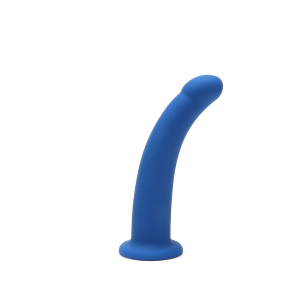 Me You Us 6" blauwe gebogen siliconen dildo