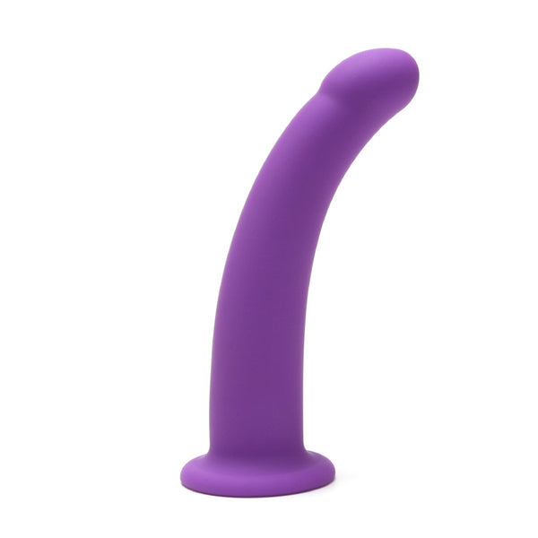Me You Us 7" paarse gebogen siliconen dildo