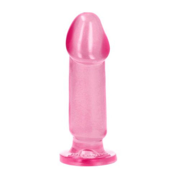 Dildo Caio - 13 cm - Made in Italy - Biobased - Ftalaten vrij - Transparant Roze