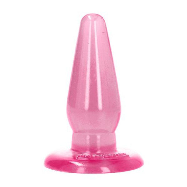 Plug Ivo - 12 cm - Made in Italy - Biobased - Ftalaten vrij - Transparant Roze