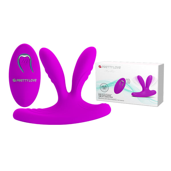 PRETTY LOVE - MAGIC FINGER, 12 vibratiefuncties Geheugenfunctie Draadloze afstandsbediening - USB