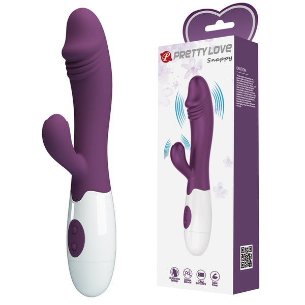 PRETTY LOVE - Pittig donkerpaars, 30 vibratiefuncties