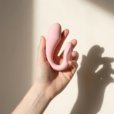 Koppel Vibrator met Afstandsbediening - Lichtroze