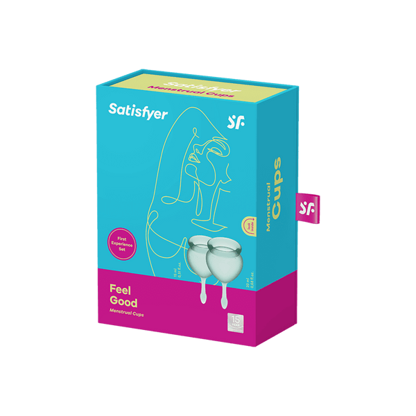 Satisfyer - Feel good Menstrual Cup - Donkergroen