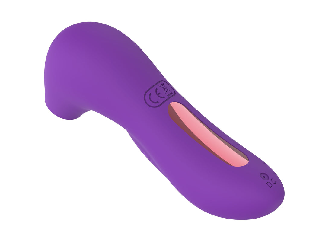 Siliconen Clitorale Zuigvibrator - Paars