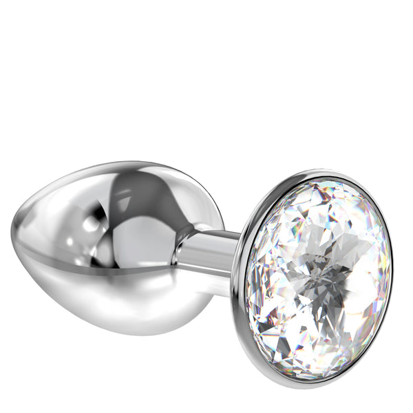 Vergrote anale plug Diamond Clear Sparkle XL
