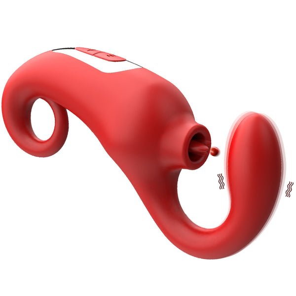 Trilfunctie - Merfi, 10 vibratiestanden, 10 frequenties tonglikken USB