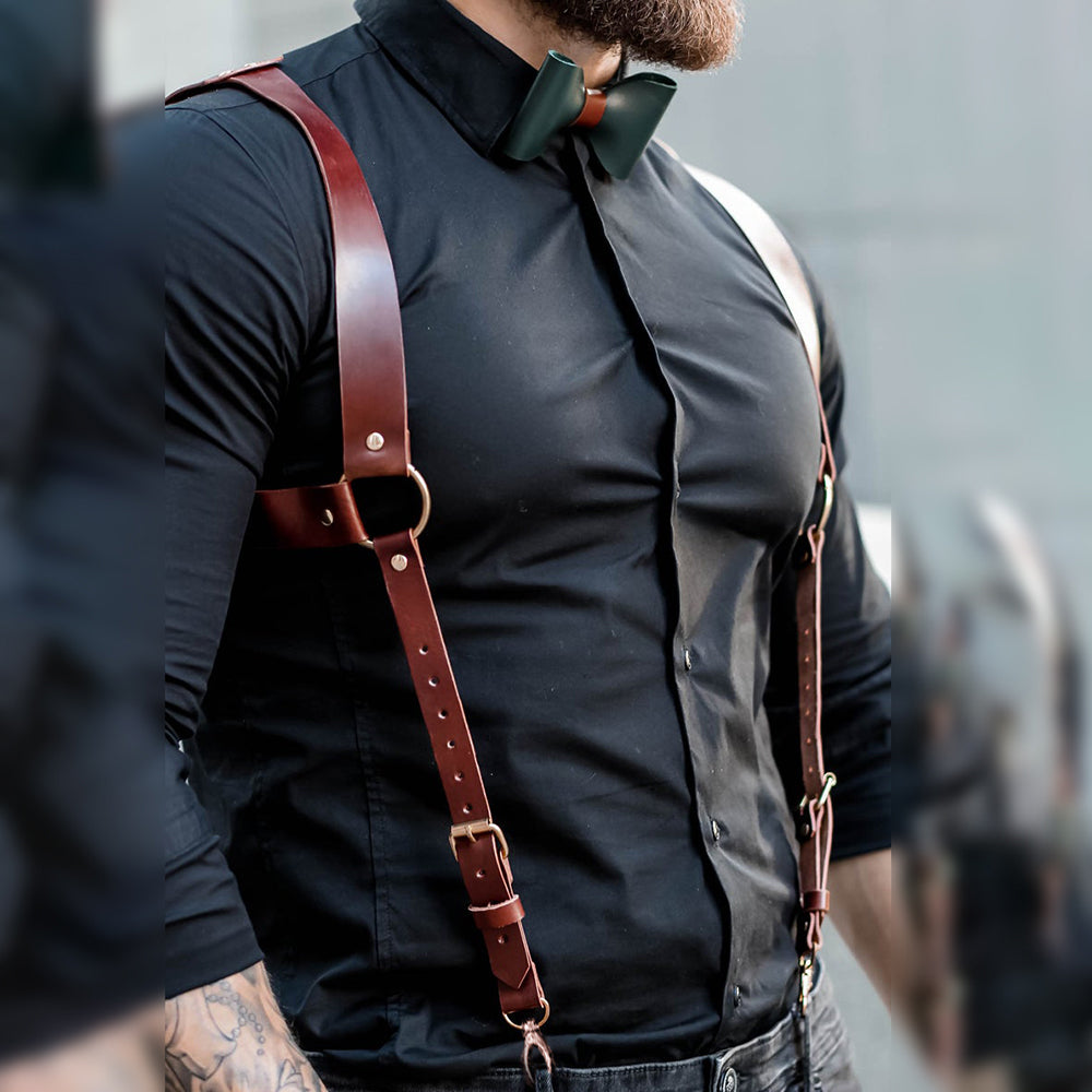Victor - Harness Leather Belt for Men