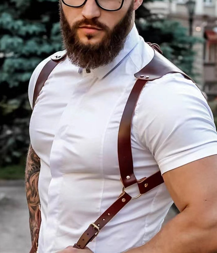 Victor - Harness Leather Belt for Men