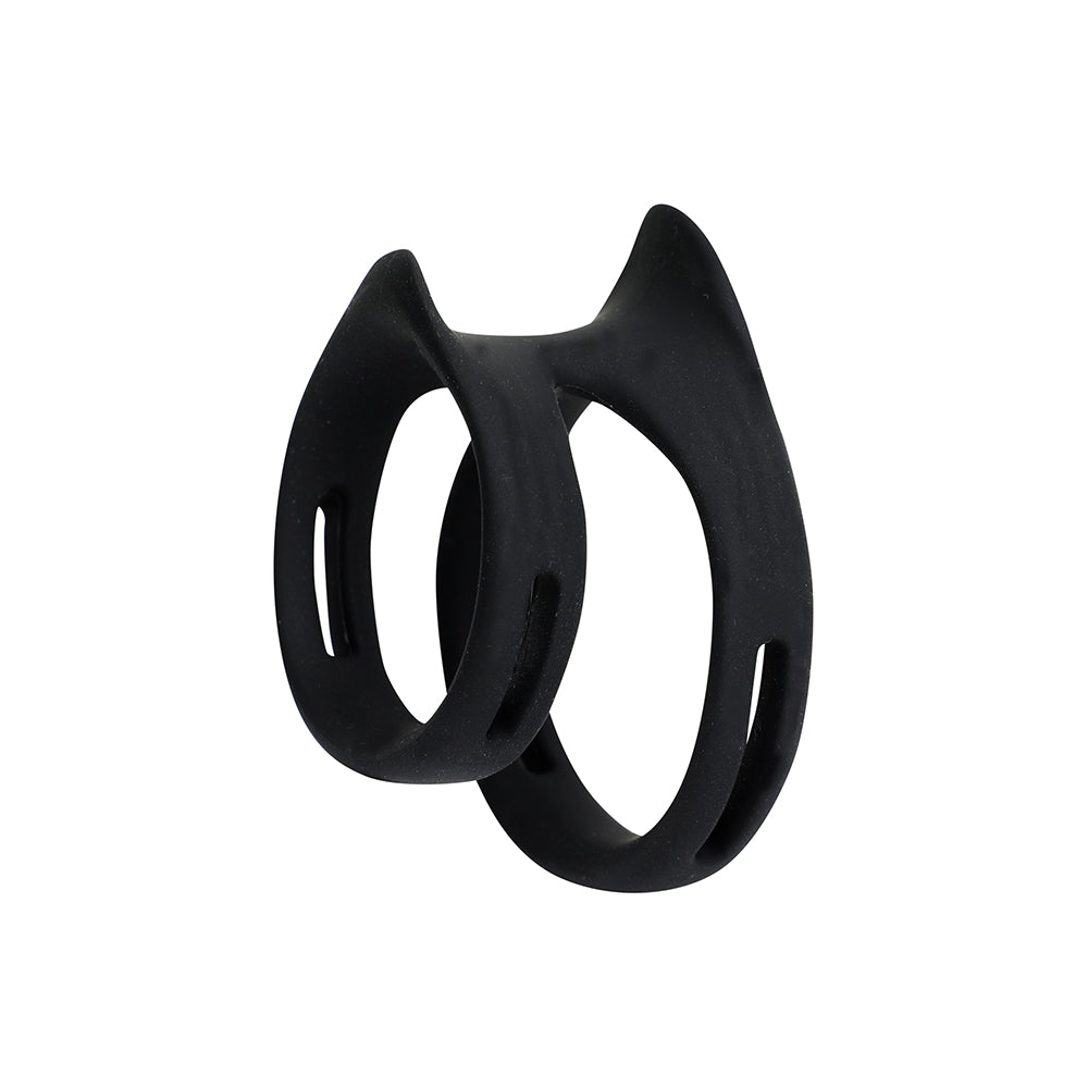 Dubbele Cockring - Zwart