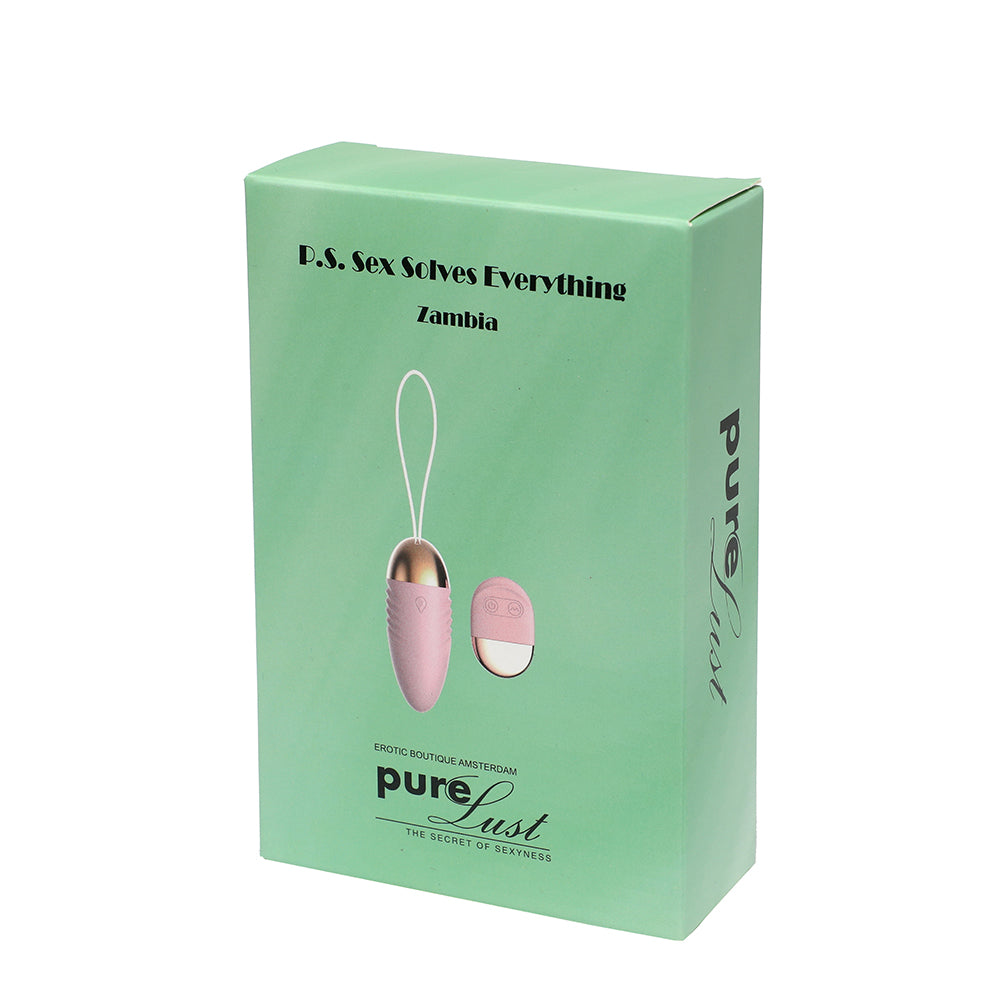 Afstandsbediening Ei vibrator - Lichtroze