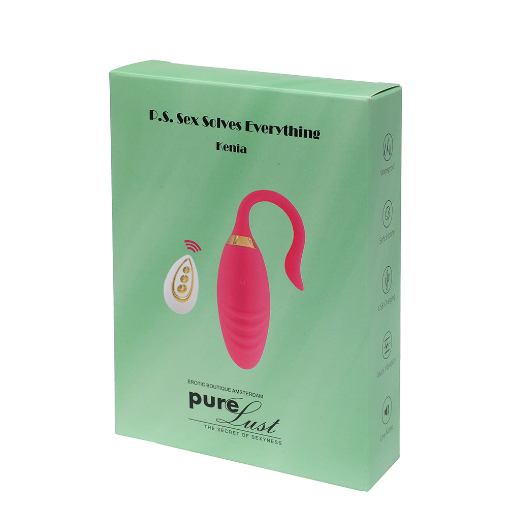 Afstandsbediening Draagbare Vibrator - Roze