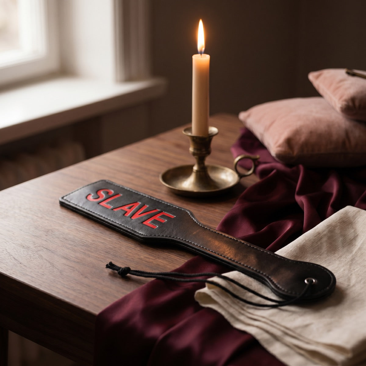 Fetish Fever - Bondage - Paddle - Spank - BDSM - Slave - Zwart