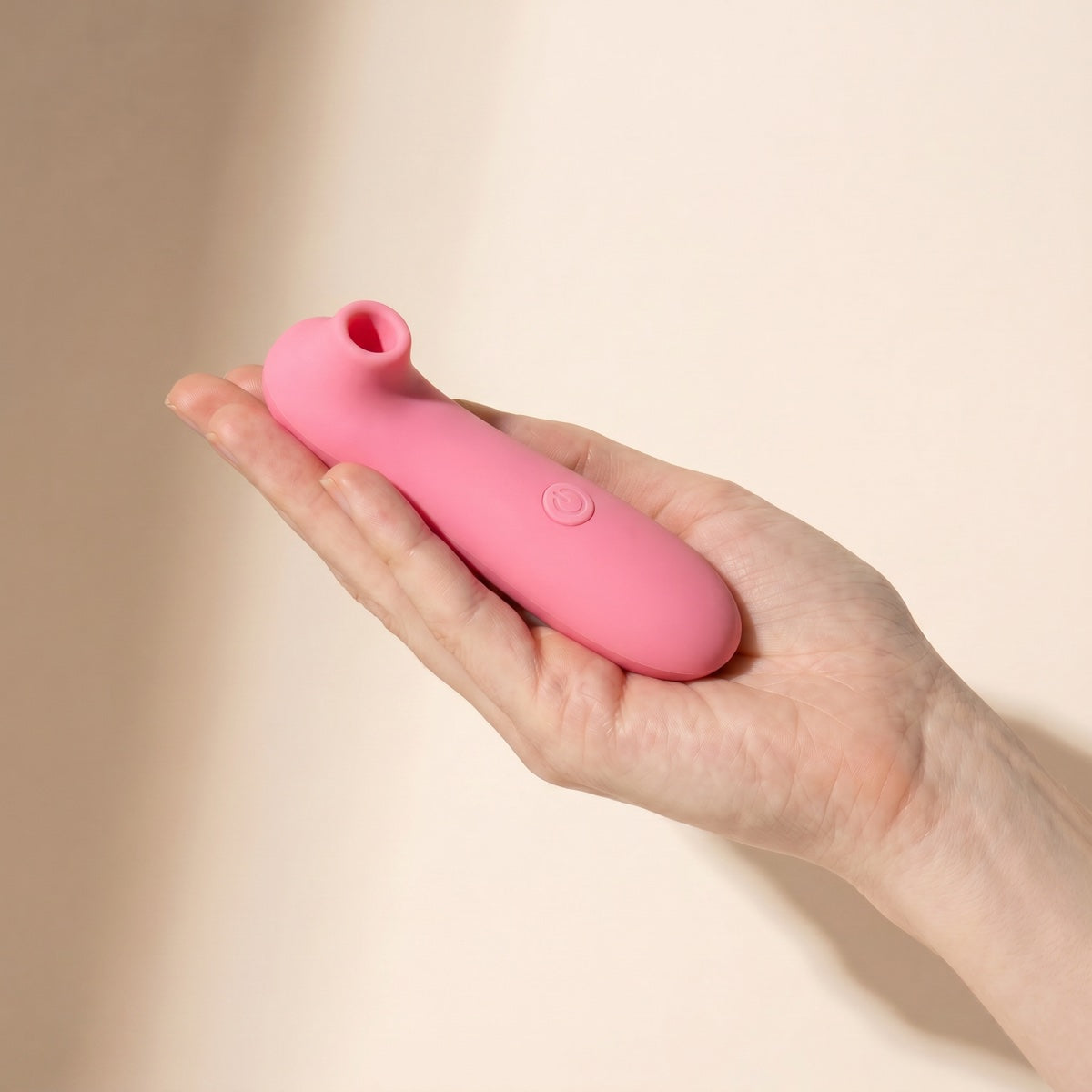 Zuigvibrator op Batterijen - Lichtroze